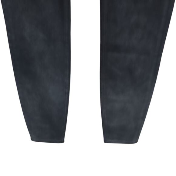 Ted Baker Womens Black Skinny Jeans Size 28 Wax Coated Ombre Dip Dye Biker Edgy - Picture 9 of 10